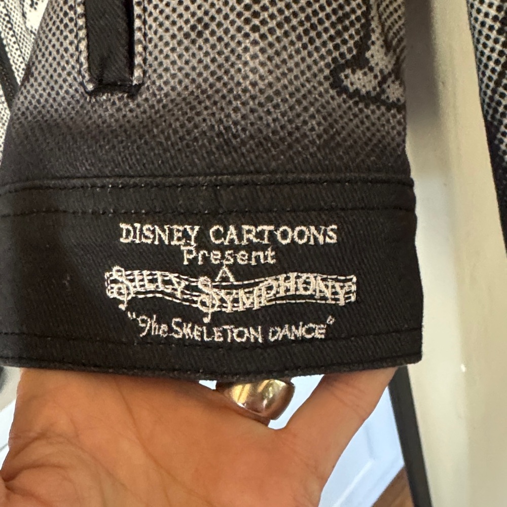 Disney Black and White Skeleton Dance Jacket - Picture 2 of 4
